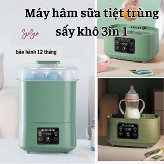 Máy hâm sữa tiệt trùng sấy khô, hâm nước pha sữa đa năng tự động