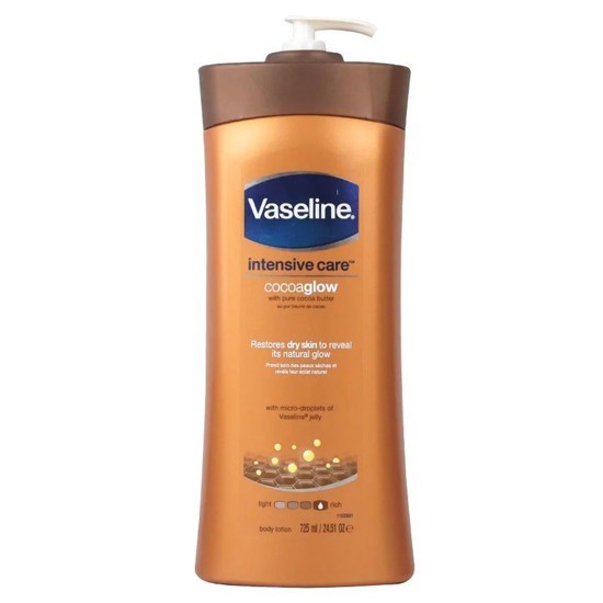 SỮA DƯỠNG THỂ VASELINE - Intensive Care Cocoa Glow Body Lotion 725ml