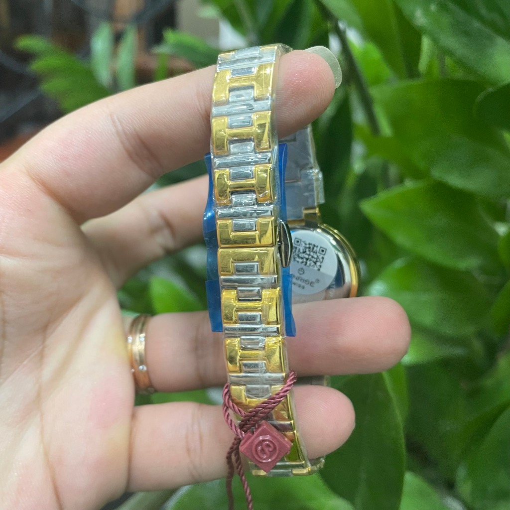 Đồng hồ nữ dây kim loại Sunrise 9949AA SL9949DLSK trắng