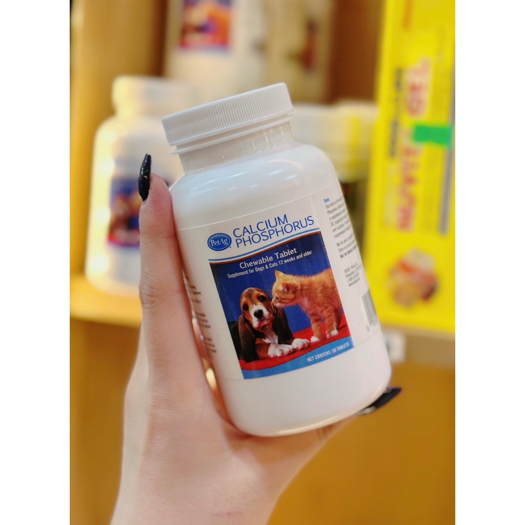 CANXI PHỐT PHO PETAG CHẮC XƯƠNG CHÓ MÈO (Mỹ) - Calcium Phosphorus