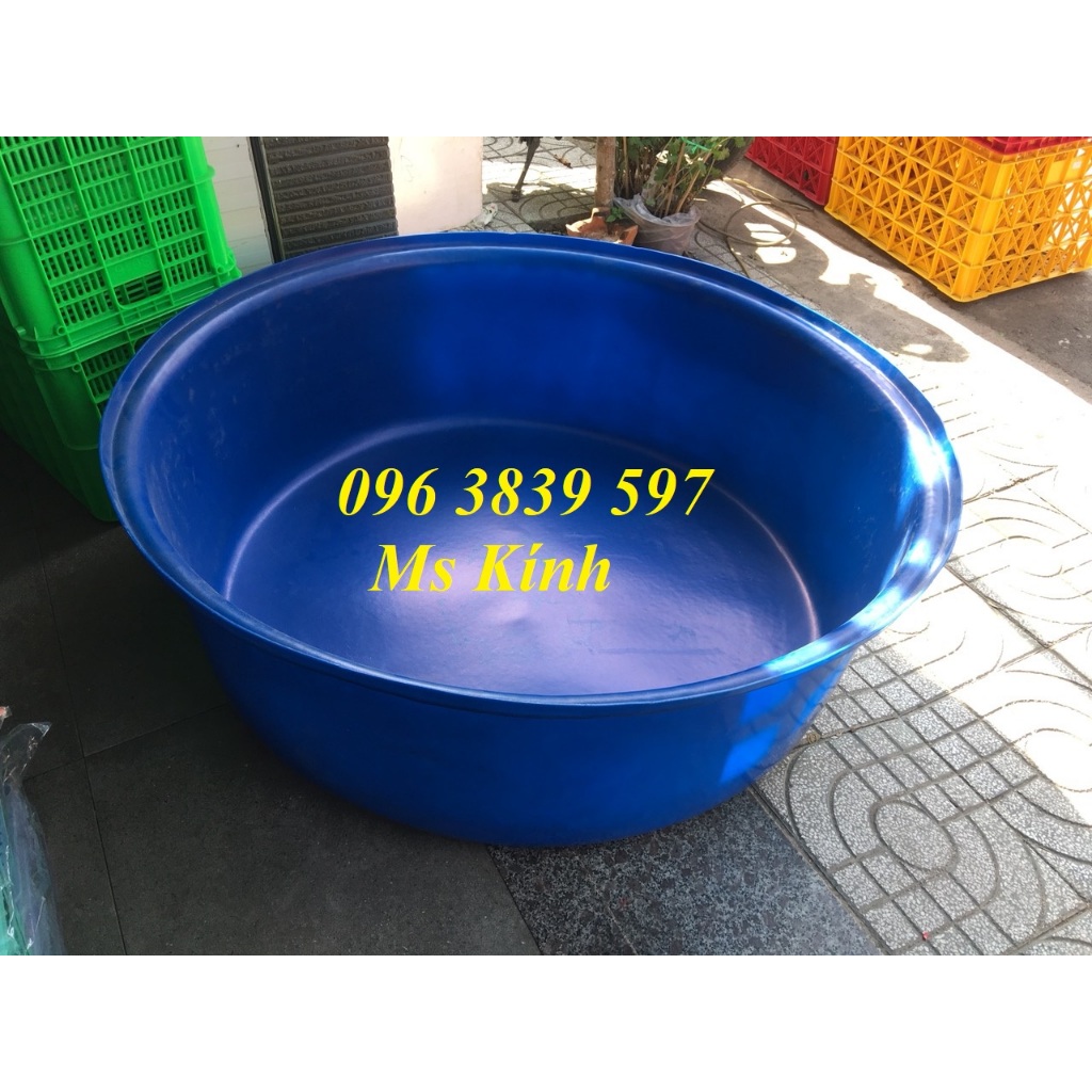 Thùng nhựa tròn nuôi cá 750 lít, thùng tròn 750 lít/ 1000 lít/ 1500 lít/ 2000 Lít / 3000 lít