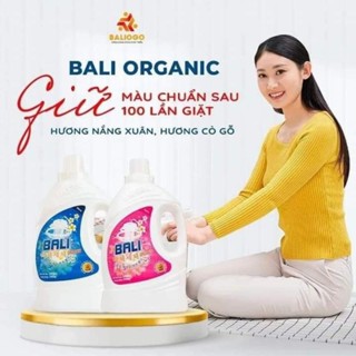 Combo 2 can nước giặt xả Bali Organic, can 3.4kg