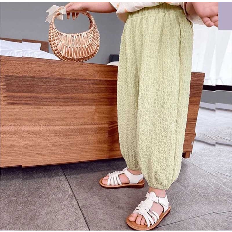 Quần dài bo gấu chất xốp mềm cho bé được thiết kế thoải mái TANOSA,quần dài quần chống muỗi cho bé 10- 32kg