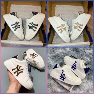 Giày MLB MC Queen chữ NY, LA nam nữ, Giày Thể Thao MCQ in chữ LA,NY phối vàng, phối đen mẫu mới nhất