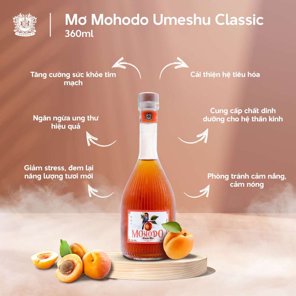 Nước mơ lên men Umeshu Mohodo thơm ngon - 360ml