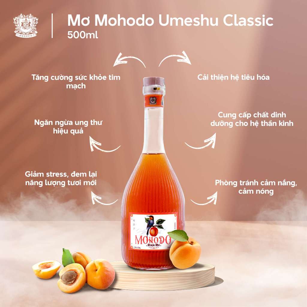 Nước mơ lên men Umeshu Mohodo thơm ngon dễ uống - 500ml