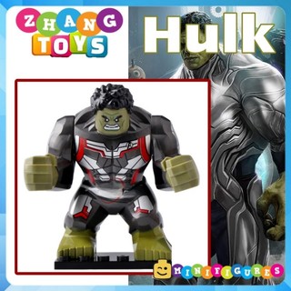 Đồ chơi Xếp hình người khổng lồ Hulk Avengers Endgame Bigfigures Minifigures Xinh xh1054