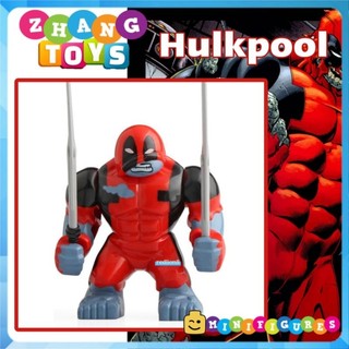 Đồ chơi Xếp hình Deadpool Hulkpool Hulk Siêu anh hùng Marvel BigFigures Minifigures Mg1014