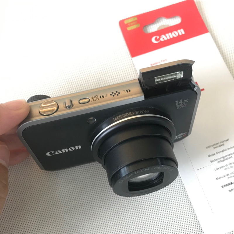 Máy ảnh Canon PowerShot SX210 IS Phân giải 14.1 Megapixel