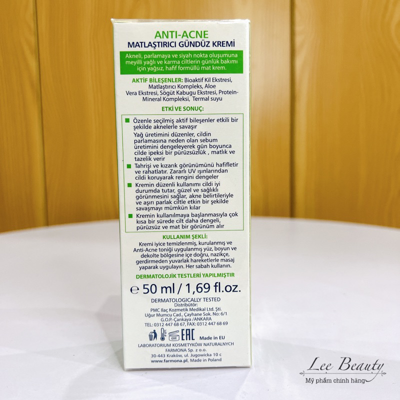 Kem Dưỡng Ẩm Cho Da Bóng Dầu Dermacos 50ml