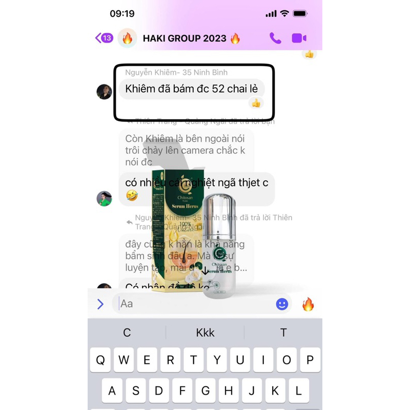 Serum  Dưỡng Tóc Herus Nano Chitosan, 40ml, Chính Hãng