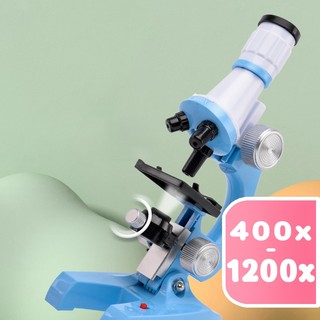 Kính hiển vi cho bé, đồ chơi kính hiển vi cầm tay cho trẻ em, độ phóng đại 400x-1200x