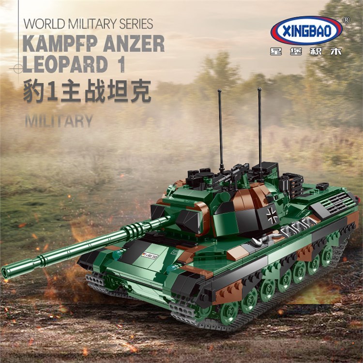 Đồ chơi lắp ráp xe tăng Leopard 2A6 Xingbao XB-06040