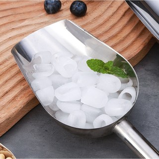 Vá Xúc Đá Inox 304 Không Gỉ An Toàn Sức Khỏe, Xẻng Xúc Đá Đa Năng Xúc Gạo Hạt Đậu Bánh Kẹo
