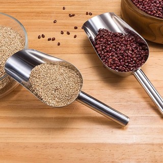 Vá Xúc Đá Inox 304 Không Gỉ An Toàn Sức Khỏe, Xẻng Xúc Đá Đa Năng Xúc Gạo Hạt Đậu Bánh Kẹo