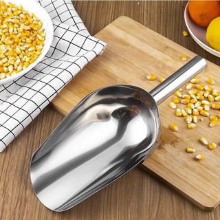 Vá Xúc Đá Inox 304 Không Gỉ An Toàn Sức Khỏe, Xẻng Xúc Đá Đa Năng Xúc Gạo Hạt Đậu Bánh Kẹo