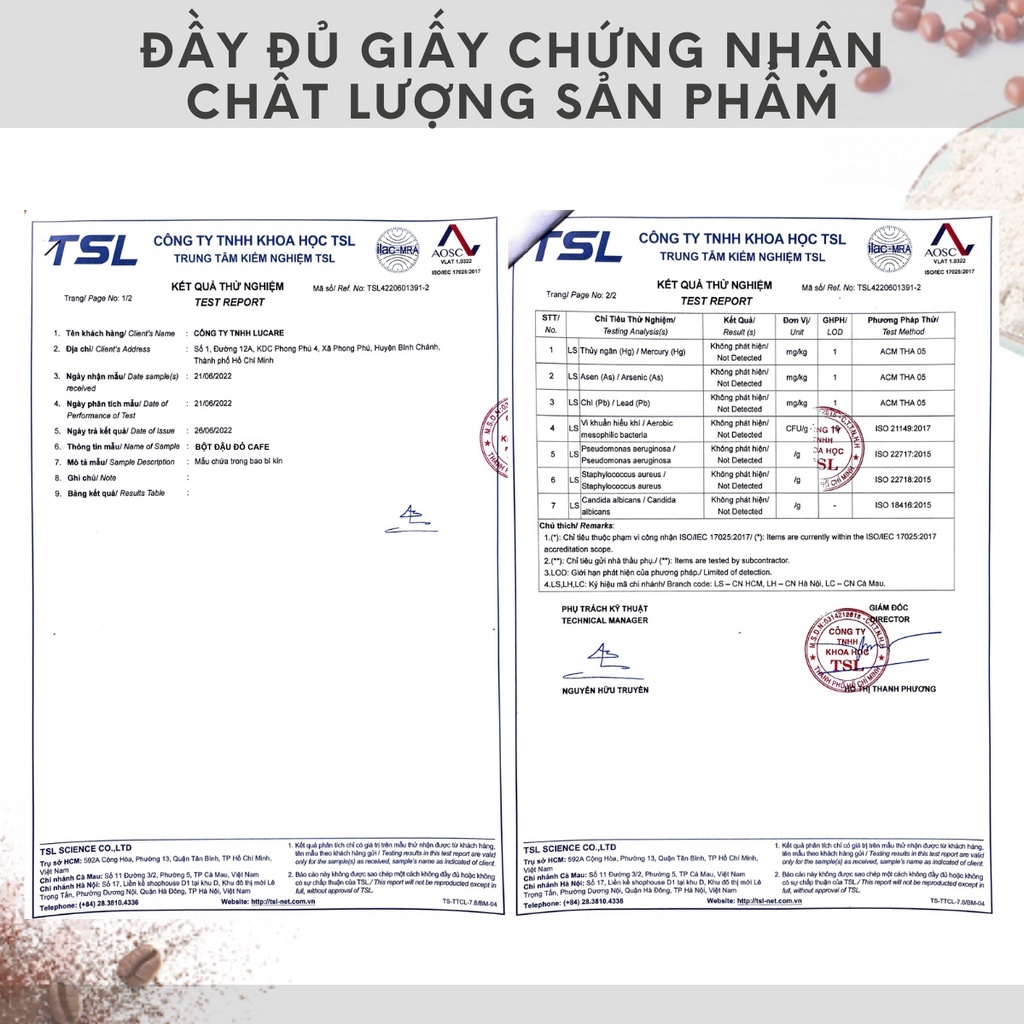 Bột Đậu Đỏ Cà Phê OBAXUA, Bột Ủ Trắng, Giảm Thâm Cho Mặt Và Body 100% Organic Túi 75g, Vancy