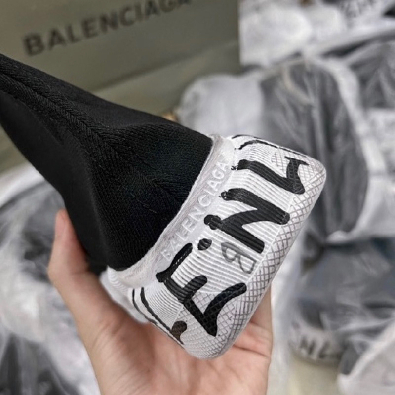 Giày Sneaker Balencaga Speed 2.0 Đế Tách Lai Au Nam Nữ