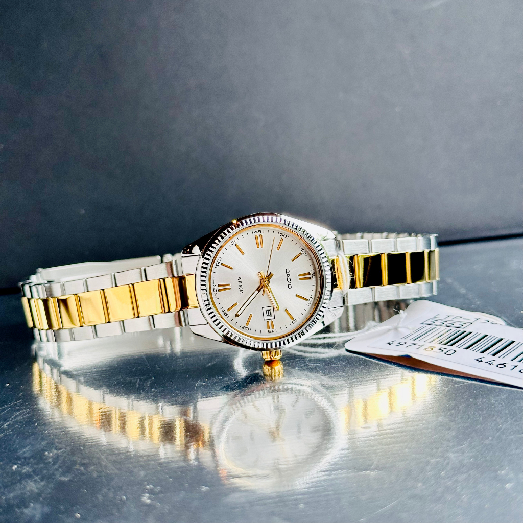 Đồng hồ Casio nữ LTP-1302SG-7AVDF dây kim loại chính hãng