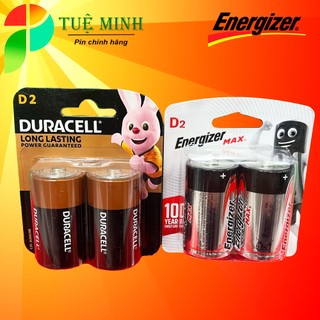 Pin đại alkaline lr20 duracell, energizer chính hãng, pin đồng hồ, pin bếp gas