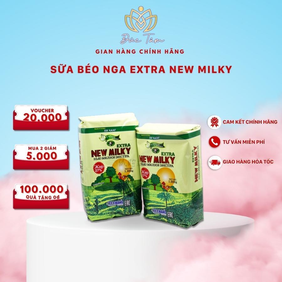Sữa béo Nga Extra New Milky túi 1kg giúp tăng cân tự nhiên, bổ sung nhiều dưỡng chất