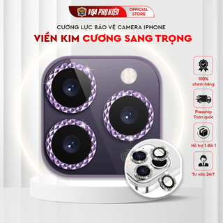 Cường lực bảo vệ Camera cho iphone Kim Cương sang trọng ,tinh tế bảo vệ mắt camera IP 12 Pro Max, 11 Pro max