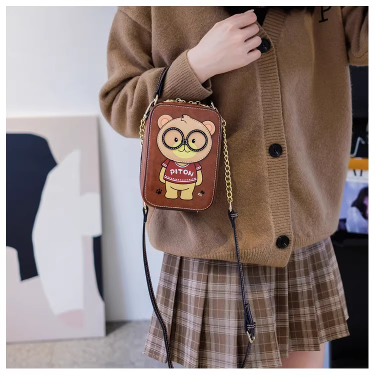 Túi Xách Nữ Đeo Chéo Chính Hãng Piton Bear Beibaobao S8106