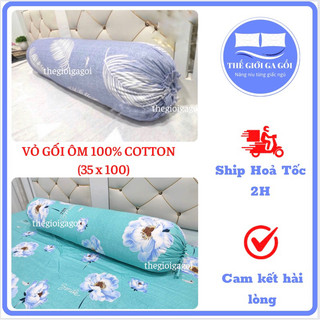 [Link 1 ] Vỏ gối ôm 35 x 100 COTTON 100%