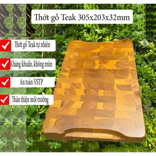 Thớt gỗ TEAK nhập khẩu trang trí đồ ăn - Thớt Hình Chữ Nhật, Hình Tròn Vintage decor Nhiều kiểu dáng & kích t