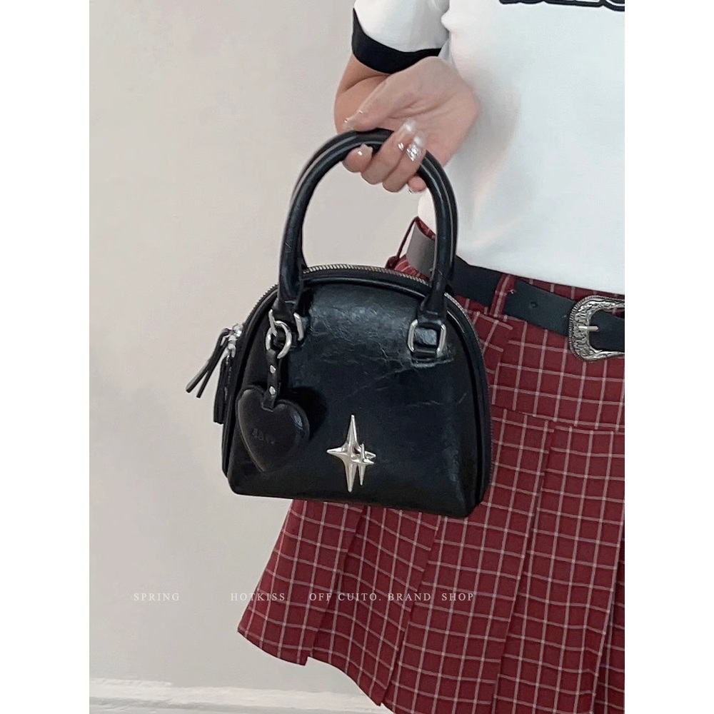 Túi xách nữ cầm tay Tuinhacam túi đeo chéo mini đựng vừa điện thoại kiểu dáng vỏ sò thời trang nữ - TNC033