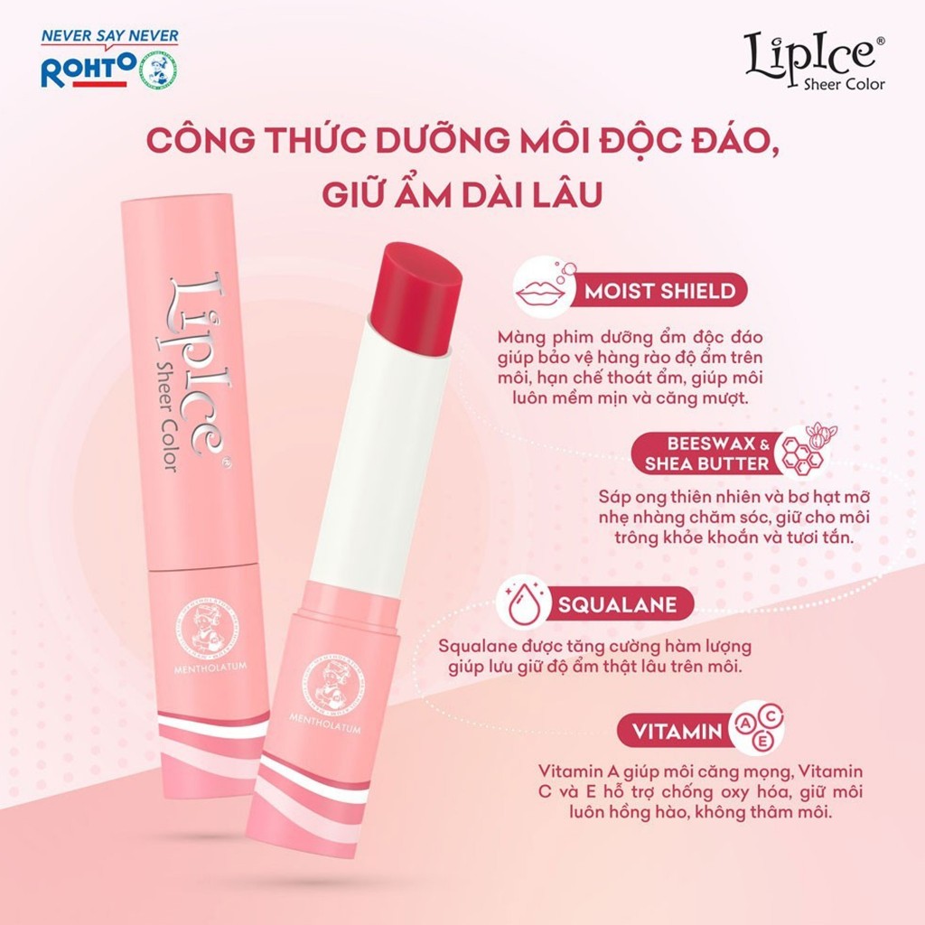 Son Dưỡng Màu LipIce Sheer Color (2.4g)