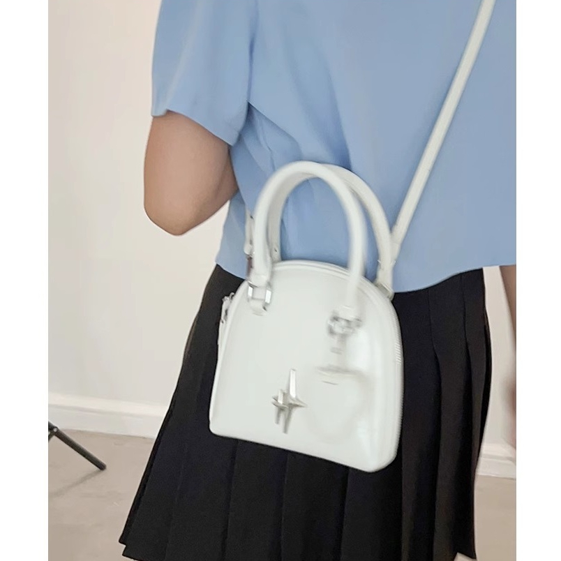 Túi xách nữ cầm tay Tuinhacam túi đeo chéo mini đựng vừa điện thoại kiểu dáng vỏ sò thời trang nữ - TNC033