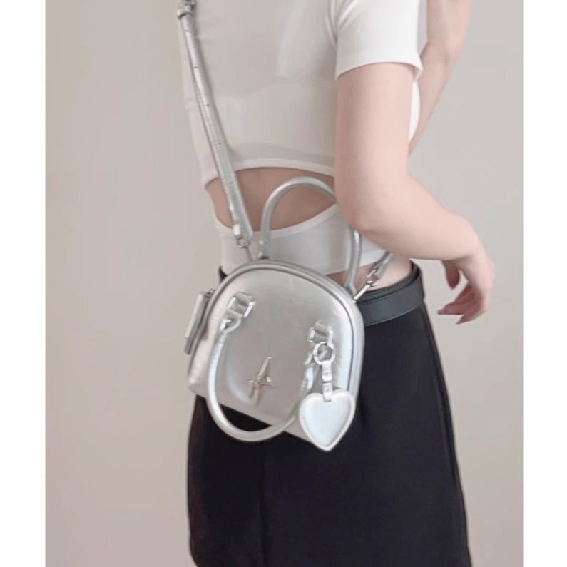 Túi xách nữ cầm tay Tuinhacam túi đeo chéo mini đựng vừa điện thoại kiểu dáng vỏ sò thời trang nữ - TNC033