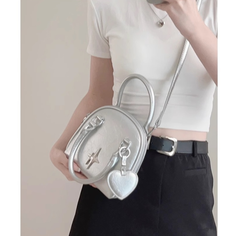 Túi xách nữ cầm tay Tuinhacam túi đeo chéo mini đựng vừa điện thoại kiểu dáng vỏ sò thời trang nữ - TNC033