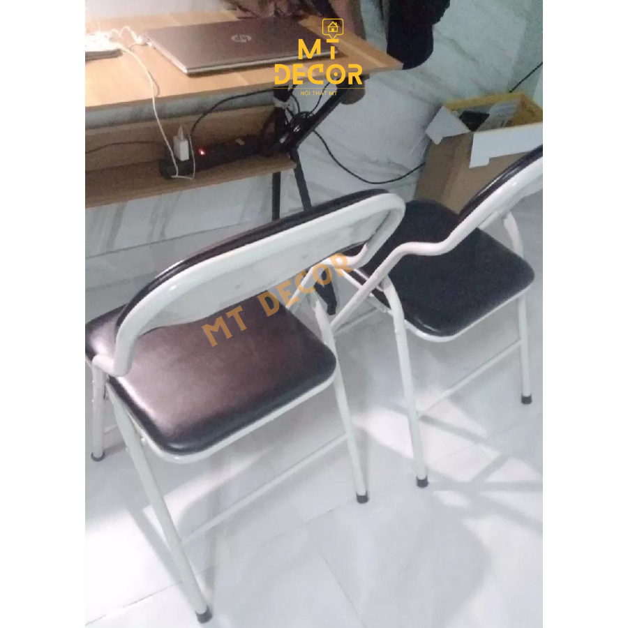 Ghế xếp văn phòng nệm mút êm ái-Ghế training học tập, làm việc gấp gọn tiện lợi