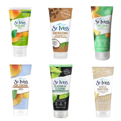 Sữa Rửa Mặt Tẩy Tế Bào Chết ST.Ives Chiết Xuất Trà Xanh Làm Sạch Sâu Và Mịn Da 170g Mỹ