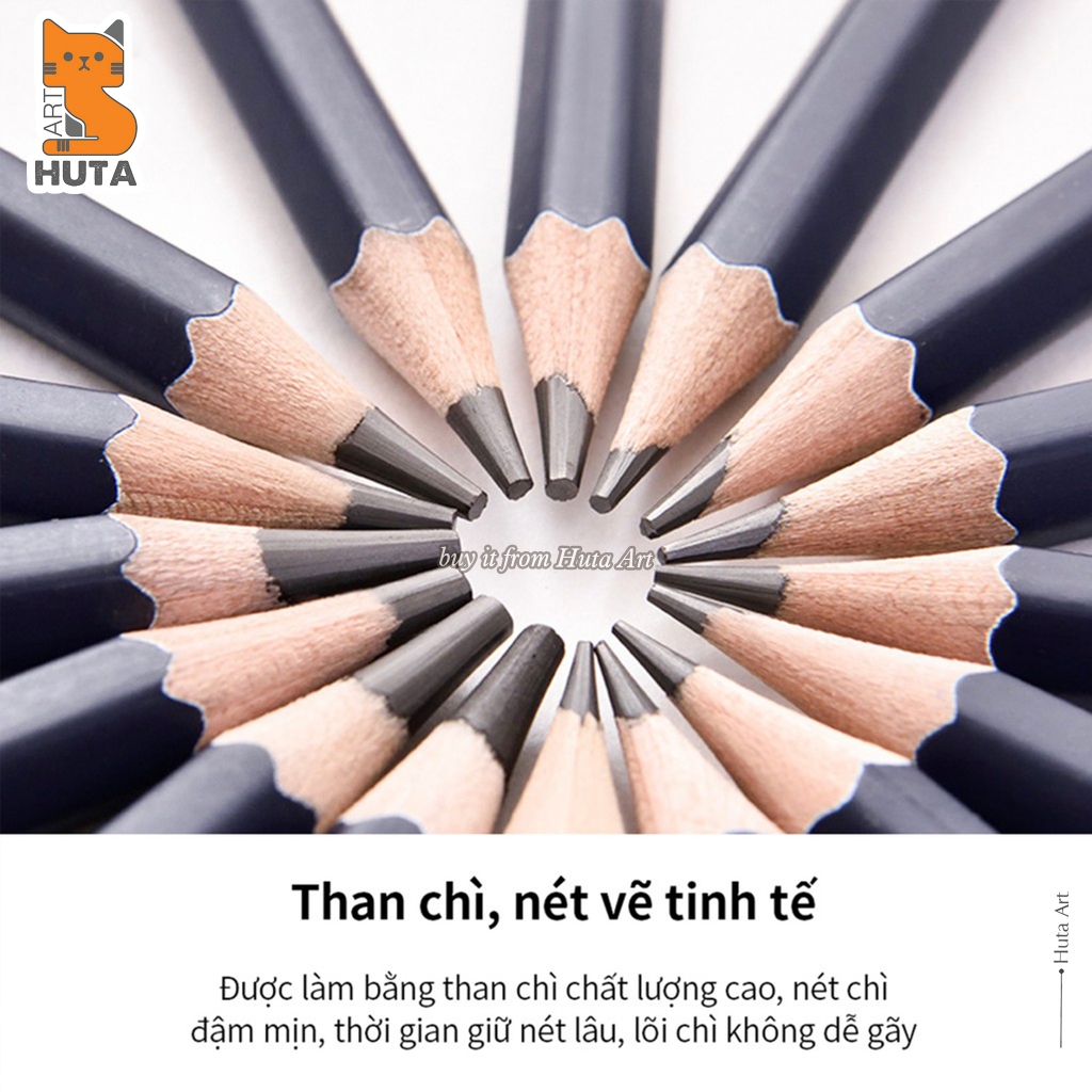 Bút chì đậm chuyên nghiệp Deli - Hàng chính hãng