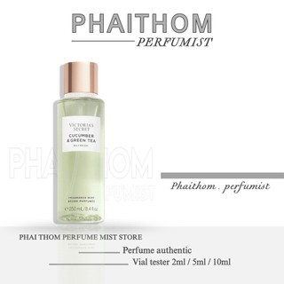 Xịt thơm body mist victoria's secret - cucumber & green tea