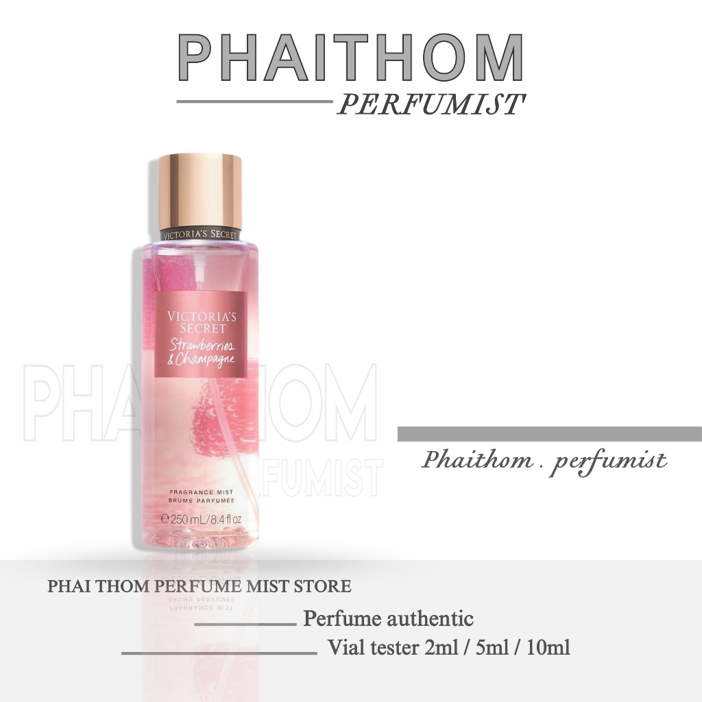 XỊT THƠM VICTORIA'S SECRET FRAGRANCE MIST - Strawberries & Champagne