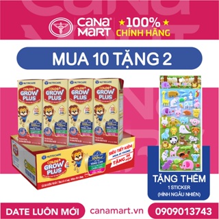 Mua 10 lốc tặng 2 Sữa nước pha sẵn Nutricare Colos 24h Grow Plus phát