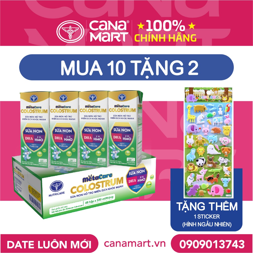 Thùng sữa nước Metacare COLOSTRUM sữa non hỗ trợ miễn dịch