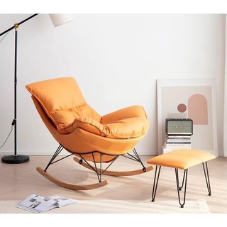 Ghế sofa đơn bập bênh, ghế thư giãn, ghế bập bênh có gác trân thư giãn, ghế ngồi đọc báo