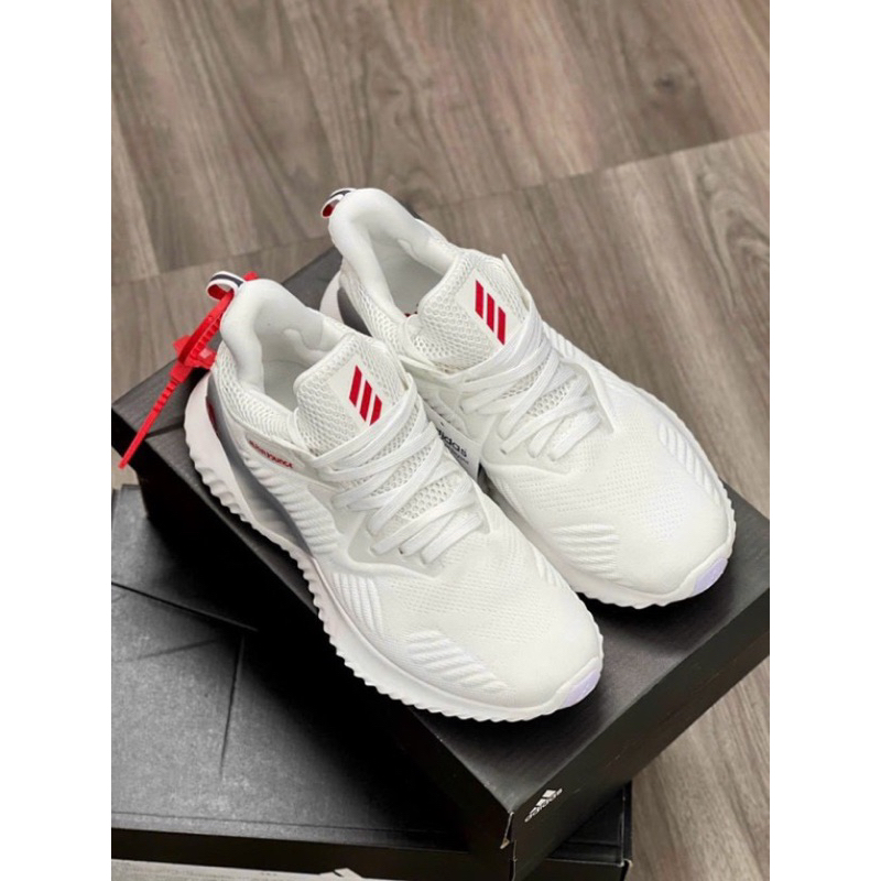 Giày Thể Thao Alphabounce Trắng Đỏ