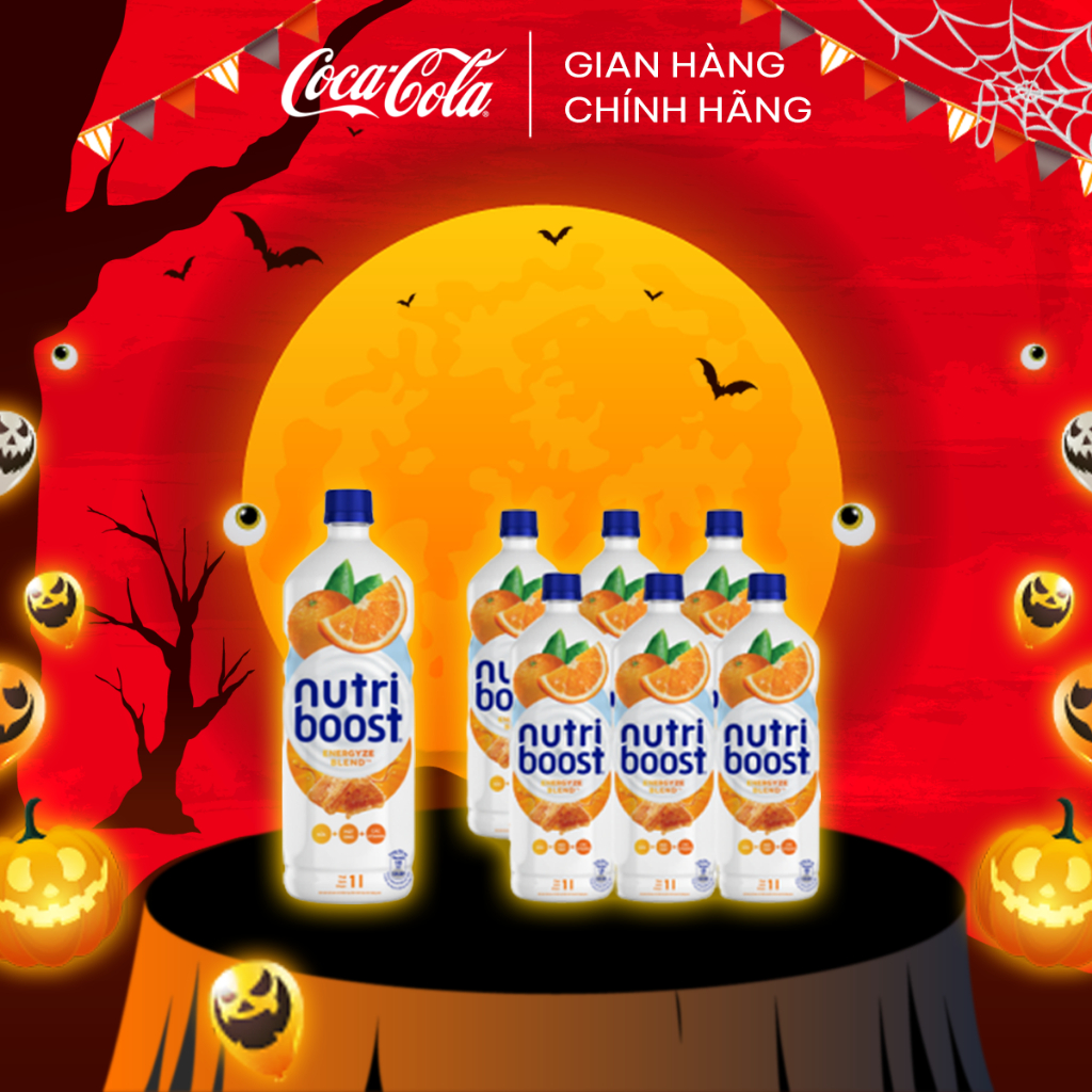 Nước Uống Sữa Trái Cây Nutri Boost Hương Cam Chai 1L