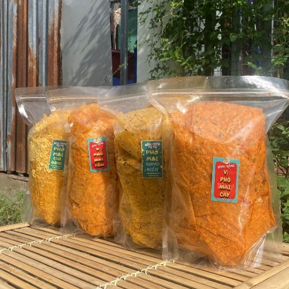 Combo bánh tráng 4 vị phô mai nhà My