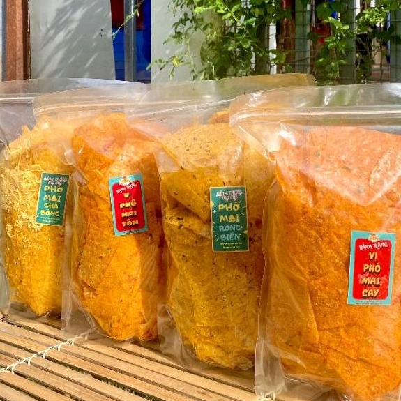 Combo bánh tráng 4 vị phô mai nhà My