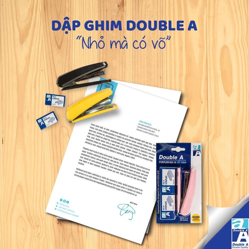 Dập ghim số 10 Double A