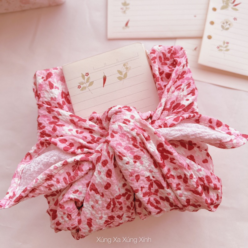 | 0303 studio | khăn gói quà - dòng khăn Ca Dao