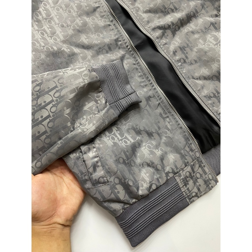 Áo Khoác Bomber Dior Vân New - Áo khoác vân dệt kèm video