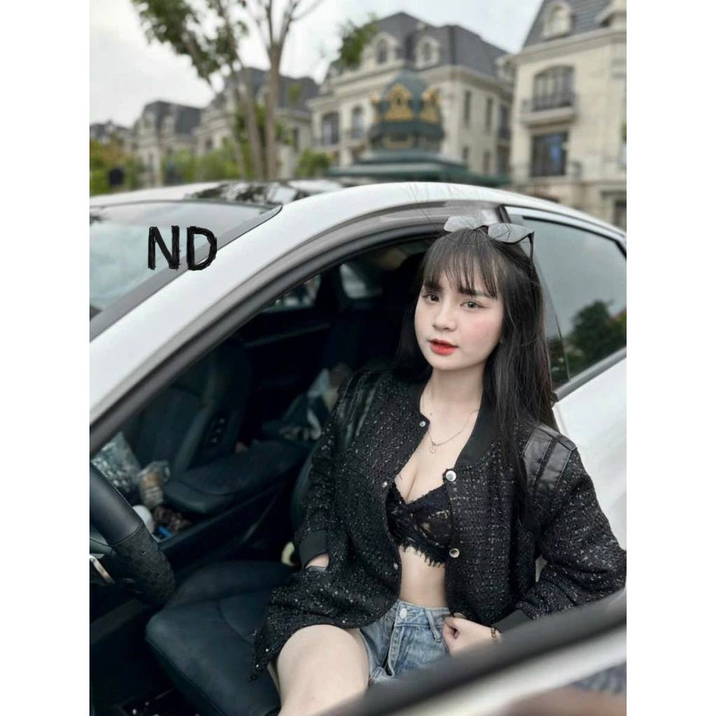 Áo teddy bomber kim tuyến phối viền da cao cấp chống bong chuẩn hàng tàu
